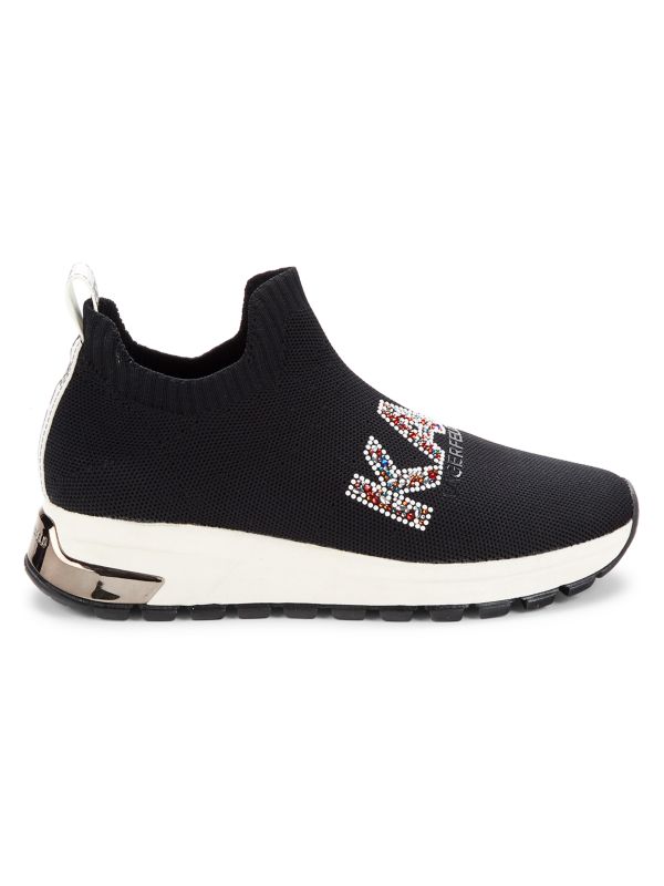 Karl Lagerfeld Paris Mirren Logo Embellished Slip On Sneakers